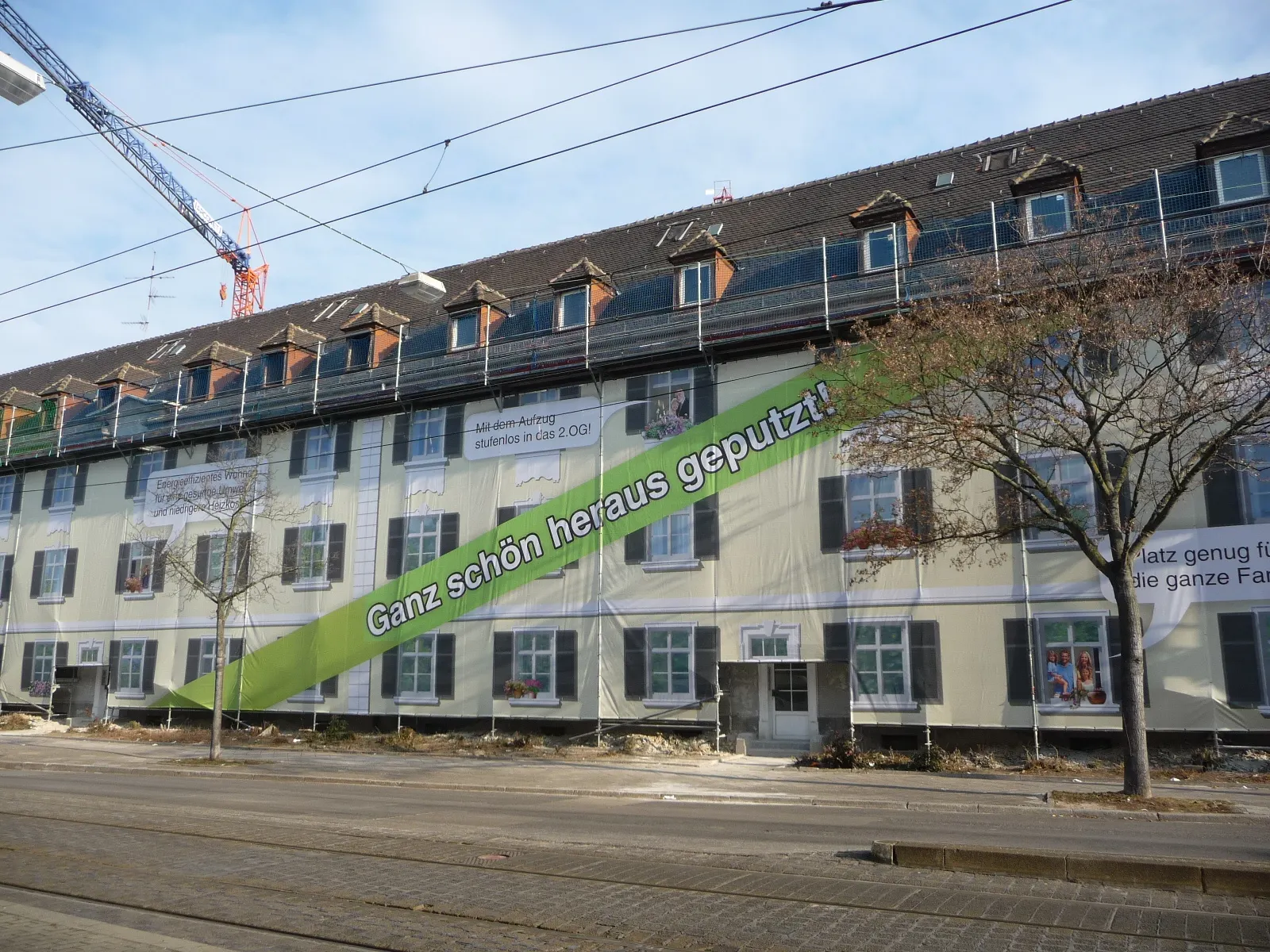 Ortsansicht im Stadtteil Friesenheim in Ludwigshafen