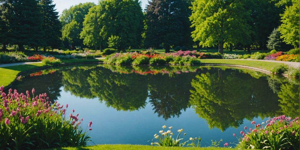Der Ebertpark in Ludwigshafen am Rhein